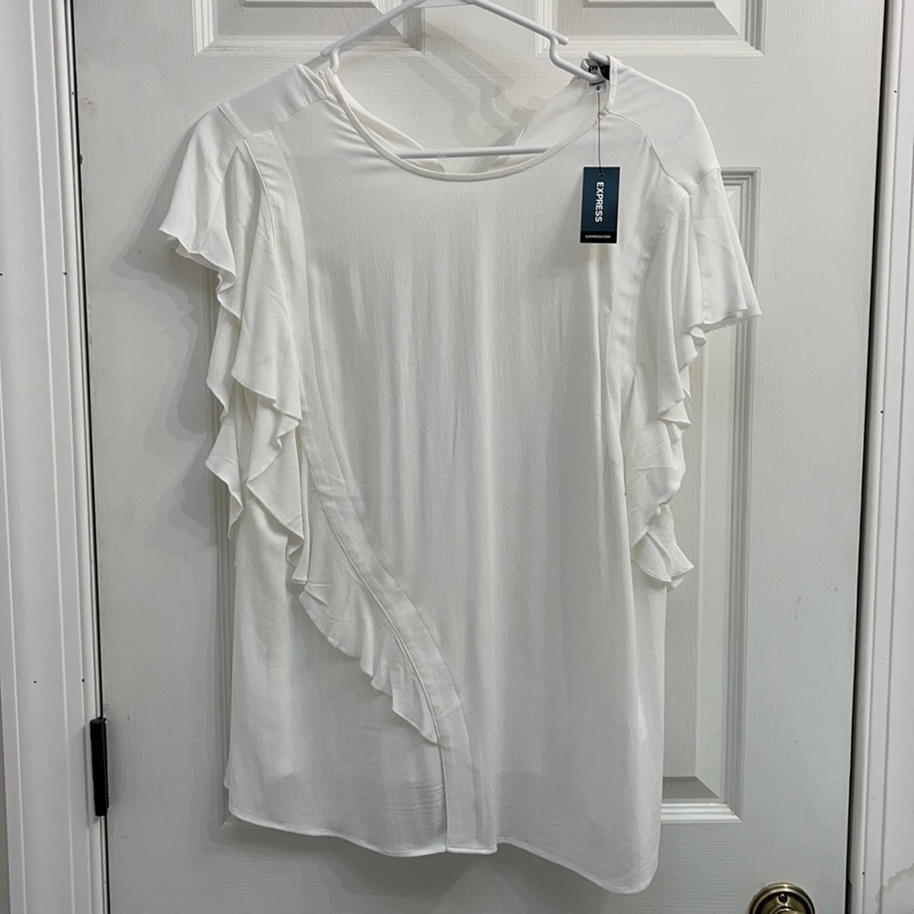 EXPRESS ruffle top